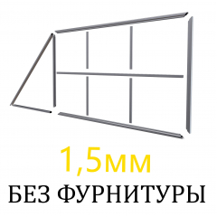 Каркас откатных ворот для самостоятельной сварки 1,5 мм