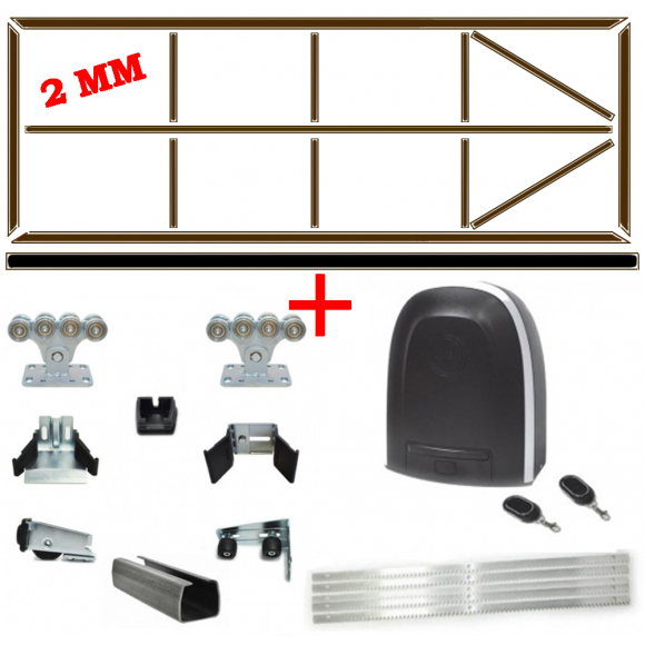 Комплект для самостоятельной сварки ворот 2 мм